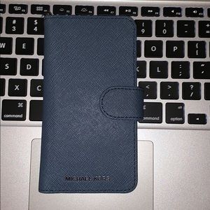 Michael Kors Saffiano Leather Folio Phone Case